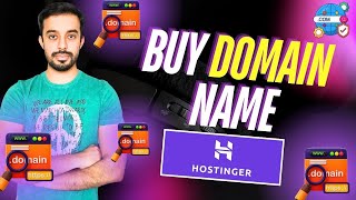 How to Buy a Domain from Hostinger  Hostinger Domain Registration  Hostinger Domain Purchase [upl. by Akilat]