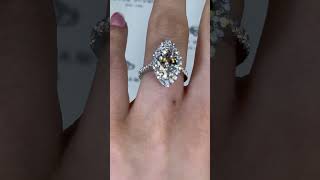 2ct Marquise Diamond Halo Engagement Ring  quotJackiequot [upl. by Selry690]