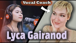 LYCA GAIRANOD  Kabilang Buhay LIVE on Wish 1075 Bus  Vocal Coach amp Professional Singer Reaction [upl. by Iover]