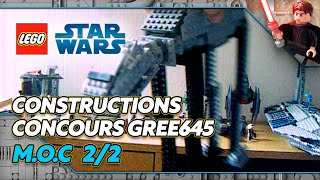 LEGO Star Wars  Constructions pour le concours Gree645 22 [upl. by Gentille143]