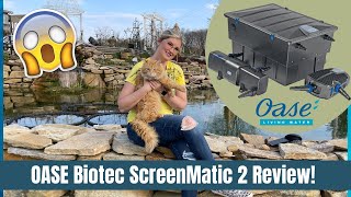 OASE Biotec 18000 ScreenMatic 2 REVIEW  BEFORE amp AFTER [upl. by Nylloh]