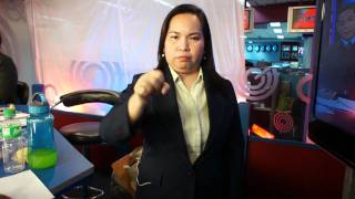 How to say quotsubpoenaquot in sign language CJonTrial [upl. by Milah]