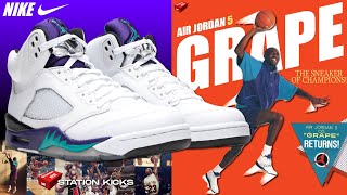 THE “GRAPE” AIR JORDAN 5 OG WILL RETURN IN 2025🔥 [upl. by Ibbetson]