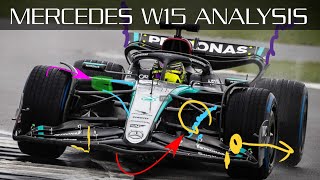 Mercedes W15  Aerodynamics Analysis and Initial Thoughts [upl. by Ciel]