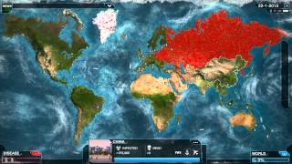 Plague Inc Evolved  Frozen Virus Mega Brutal [upl. by Ronnoc]