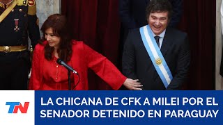 Dura crítica de Cristina Kirchner al Gobierno por el escándalo del senador que tenía US200000 [upl. by Mano838]