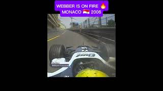 WEBBER ON FIRE 🔥 v8 formula1 f1onboard [upl. by Pacificia]