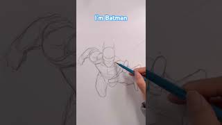 How to Draw Batman frankchoartist batman dccomics drawing sketching art howtodraw [upl. by Idnahk197]