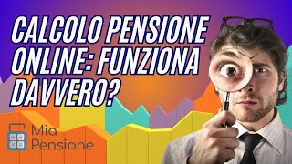 Calcolo pensione online funziona davvero [upl. by Lark422]