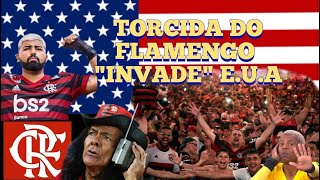 TORCIDA DO FLAMENGO NOS ESTADOS UNIDOS [upl. by Eamanna519]