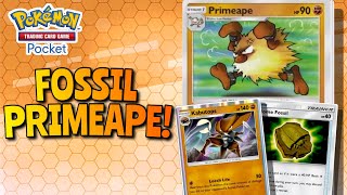 Fossil Primeape is the most consistent version  Pokémon TCG Pocket [upl. by Mahgirb]