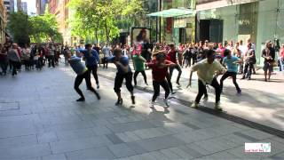 Loud Shirt Day Flashmob Pitt St Mall Sydney [upl. by Donn257]