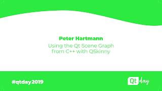 Using the Qt Scene Graph from C with QSkinny  Peter Hartmann 01042019 [upl. by Daphne]