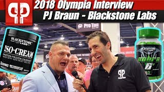 PJ Braun  Blackstone Labs 2018 Olympia Interview [upl. by Eseela261]