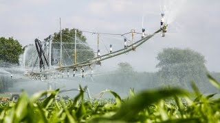 Irrigation with Bauer E51 xl and 66 meter boom [upl. by Runstadler]