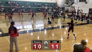 LHMS vs Pioneers set 1 [upl. by O'Callaghan927]