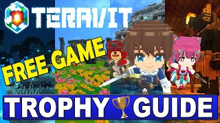 Teravit Trophy Guide  Free Game With Easy Trophies [upl. by Mello685]