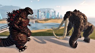 Shin Godzilla vs Behemoth Battle  Kaiju Universe [upl. by Illona657]