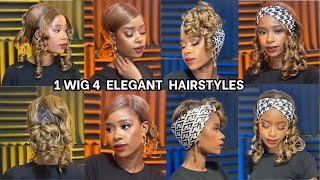 5 Genius Ways to Style Your Closure Human Hair Blend Wig [upl. by Jovita915]