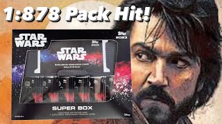 NEW Topps Star Wars Flagship SUPER BOX  Can I beat the odds [upl. by Jeannine]