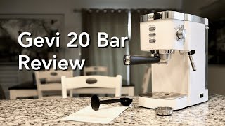 Gevi 20 Bar Home Espresso Machine Review amp Test [upl. by Buford]