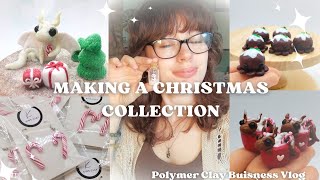 Making a Christmas Collection For My Small Business  Small Business Vlog  Studio Vlog [upl. by Eceirahs]