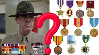 What Are The Military Medals of Gunnery Sergeant Hartman [upl. by Sly264]