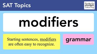 Modifiers — easy to spot and solve if you know the rule [upl. by Gorrian]