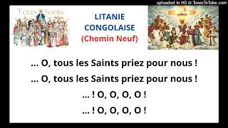 Litanie congolaise Chemin Neuf chant voix alto 2ème voix féminine [upl. by Anitnoc413]