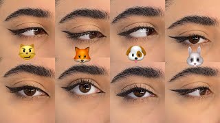 Fierce and Fabulous Eyeliner Styles from the Animal KingdomCat Dog Fox and Rabbit Styles [upl. by Ky]