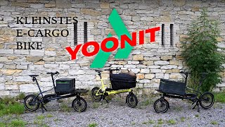 YOONIT Mini Cargobike  Kurzvorstellung Carrier Ergonomie Preise  Pakumo Paderborn [upl. by Eeb]