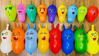 Making Slime with Funny Balloons  Satisfying ASMR Slime video 123 [upl. by Layne]