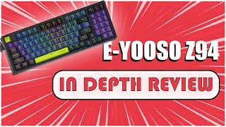 EYOOSO Z94 Wired Hot Swappable Mechanical Keyboard  Mamba Op  EYOOSO Z94 Keyboard Review [upl. by Kcirderf463]