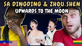 REACTION TO Sa Dingding 萨顶顶 amp Zhou Shen 周深  Upwards to the Moon 左手指月 2020 MidAutumn Gala [upl. by Alberta5]