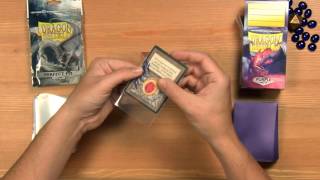 How to Double Sleeve Your Cards  Dragon Shield [upl. by Ran460]