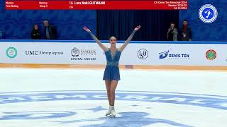 Lara Naki GUTMANN Long Program DENIS TEN MEMORIAL CHALLENGE 2024 [upl. by Marguerita]