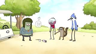 Regular Show  Mordecai And Rigby Get Muscle Man Fired For Graffiti Spraying [upl. by Claretta]