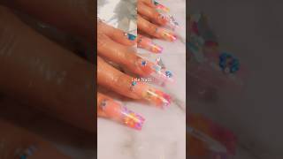 Encapsulated Flowers 🌺 Nails [upl. by Barta]