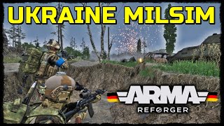 Infanterie im Grabenkampf  ARMA REFORGER  Ukraine MilSim Gameplay  German [upl. by Electra891]