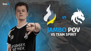 POV — JAMBO PASSION UA VS TEAM SPIRIT ANUBIS 22163 — ShanghaiMajor2024 European RMR B [upl. by Bonine810]