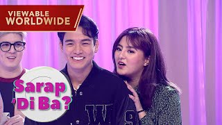 Cassy Legaspi and Michael Sager act like lovers in our new segment  Sarap ‘Di Ba [upl. by Digdirb]