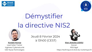 Démystifier la directive NIS2 [upl. by Scopp]