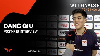 Dang Qiu PostR16 Interview  WTTFukuoka 2024 [upl. by Obaza]