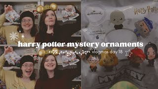 Mystery Harry Potter Hallmark Ornament Unboxing  Holidays with TheDisneySisters [upl. by Lucille]