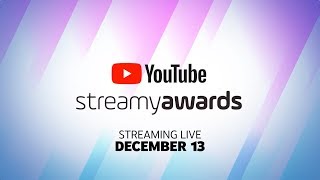 Tune In To the 2019 YouTube Streamy Awards  December 13 at 8pm ET [upl. by Clance]