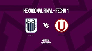 EN VIVO 🔴 ALIANZA LIMA VS UNIVERSITARIO  LIGA FEMENINA APUESTATOTAL 2024  HEXAGONAL FINAL [upl. by Einnod]