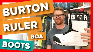 2020 Burton Ruler BOA Snowboard Boots [upl. by Ynnep]