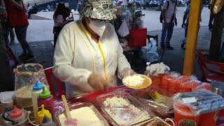 Preparación de la Oblea combinada con arequipequesocrema de lechechocolate y lecherita [upl. by Aimik147]