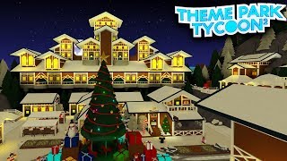 INSANE WINTER WONDERLAND in Theme Park Tycoon 2  Roblox [upl. by Atram370]