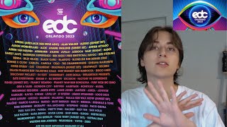 EDC ORLANDO 2023  Lineup Review amp INFO [upl. by Eisenberg]